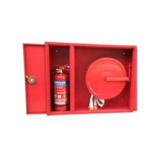 Armoire anti-incendie à double porte en acier inoxydable, pour enrouleur de tuyau d'incendie et <span class=keywords><strong>extincteur</strong></span>, en acier de 1,2 mm d'épaisseur, sécurisée pour produits chimiques dangereux, personnalisable - Product Image 1