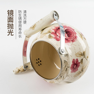 Personalizzazione accettata <span class=keywords><strong>teiera</strong></span> smaltata smaltata su bollitori d'acqua in acciaio - Product Image 5