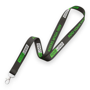 Lanière en polyester personnalisée avec impression par transfert thermique par sublimation, boucle à crochet métallique, logo imprimé, <span class=keywords><strong>accessoire</strong></span> <span class=keywords><strong>de</strong></span> <span class=keywords><strong>bureau</strong></span> - Product Image 1