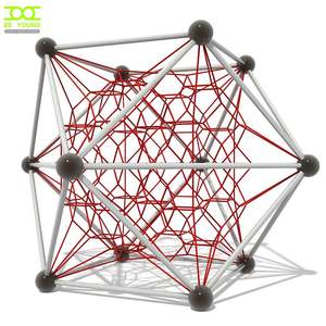 Cadre d'escalade en forme de Triangle pour enfants et adultes, accessoires coulissants, demi-cercle, barre murale multifonctionnelle, arbre mignon, Fitness, le dôme - Product Image 2