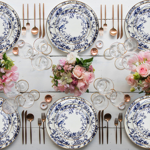 Bán Buôn Tùy Chỉnh Ẩm Thực Phương Tây Tấm May Mắn Sao Xương Trung Quốc Bộ Đồ Ăn Cho Khách Sạn Thanh Và Nhà Hàng - Product Image 5