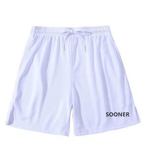 Americana básica cor sólida malha Shorts Quick Dry Basketball Shorts esportes para homens - Product Image 4