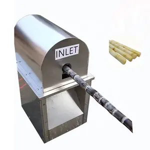 Machine à éplucher les feuilles de canne à sucre électrique automatique Offre Spéciale en acier inoxydable Machine à éplucher la canne à sucre commerciale