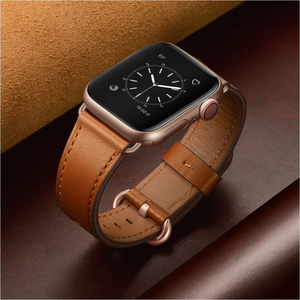 Correa de Cuero Genuino de Primera Calidad para <span class=keywords><strong>Apple</strong></span> <span class=keywords><strong>Watch</strong></span> S11/10/9/8/7 Ultra3 <span class=keywords><strong>SE</strong></span> 42mm <span class=keywords><strong>40mm</strong></span> 30mm 41mm 45mm 46mm 49mm - Product Image 2