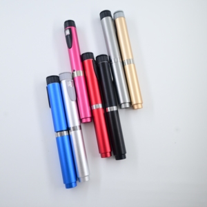 Ergonomic Reusable Metal Injection <b>Pen</b> with Body Cap for 3ml Cartridge Custom Logo Packaging Applications - Product Image 6