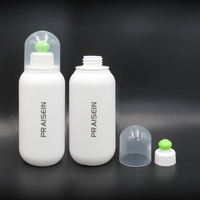 Bouteille de lessive en plastique unique personnalisée de 250 ml, 300 ml, 350 ml, bouteille de lavage de sous-vêtements, bouteille ronde à épaule en HDPE