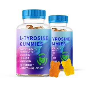 Private Label L-Tyrosine Gummies Helps With Depression And Anxiety Relief For Mood Boost