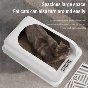 <span class=keywords><strong>Super</strong></span> große Katzen toilette aus Edelstahl für große Rassen wie Maine Coons-Robustes Material, kratz fest, einfache Wartung - Product Image 5