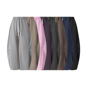 Custom <strong>Men's</strong> Vintage Acid Washed Sweatpants Distressing Joggers Pants Screen <strong>Printing</strong> Baggy Wide Leg Pants <strong>Trousers</strong> - Product Image 2