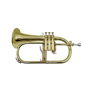 SEASOUND Factory Flugelhorn en laiton laqué or à trois pistons de qualité professionnelle, portable et durable JYFG410 - Product Image 2