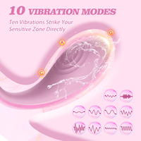 Oeuf vibrant en silicone liquide contrôlé par application, jouet sexuel portable, 10 modes de vibration, IPX7, articles intimes pour femmes, vente en gros OEM