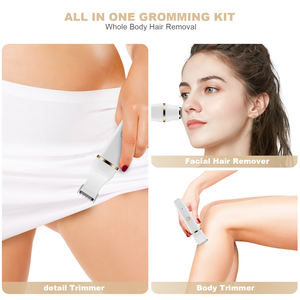 <span class=keywords><strong>Rasoir</strong></span> électrique 4 en 1 étanche à l'eau et à sec pour femmes pour les poils pubiens, <span class=keywords><strong>rasoir</strong></span> <span class=keywords><strong>intime</strong></span> pour femmes et tondeuse à poils corporels - Product Image 4