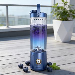 Productos de Tendencia 2026: Mini Licuadora Comercial Portátil con Batería, Recipiente Libre de BPA, Control de Botón de un Solo Toque, Licuadora para Smoothies - Product Image 4