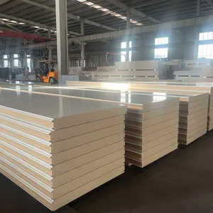 PUR/PU/PIR/Puf Polyurethane Foam Insulation/Insulated Sandwich Wall and Roof Panels for Prefabricated Houses