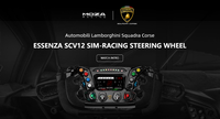 Volant de simulation de course MOZA Essenza SCV12 avec écran de 4,3 pouces, système d'interface utilisateur entièrement personnalisable, compatible avec la console et l'ordinateur