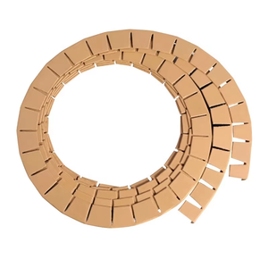 Protection d'angle ronde en papier kraft brun robuste et écologique, taille personnalisée, pour meubles et boîtes en carton - Product Image 6