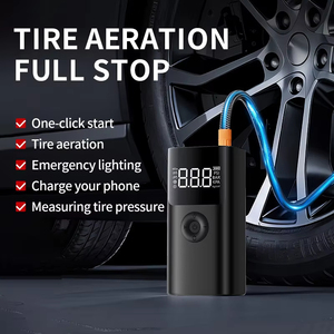 Arrancador de batería de coche recargable portátil con <span class=keywords><strong>Mini</strong></span> bomba de aire eléctrica potenciador de batería incorporado para coche motocicleta bicicleta - Product Image 5