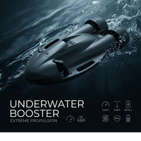 Scooter sous-marin de qualité supérieure, propulseur à double jet, Sea Glider Shadow Professional, équipement de plongée 25M
