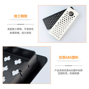 Large Single-Hole Breathable Mesh Plastic Cabinet Office <b>Computer</b> <b>Desk</b> Main Unit Shell Ventilation Heat Dissipation Accessories - Product Image 3