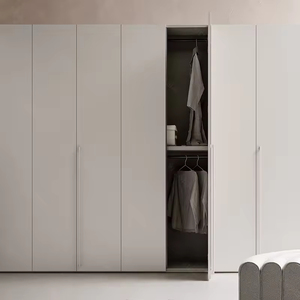 Armarios personalizados de piso a techo minimalistas modernos, armarios de una sola puerta para dormitorios enteros, parte de toda la casa - Product Image 3