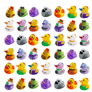 Regalo di anatra di Halloween giocattolo di plastica da corsa dolcetto o scherzetto assortito da bagno Ducky alla rinfusa di gomma anatra - Product Image 1