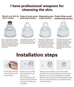 Salon Beauty Electric Nose Pore Suction Skin Care Acne Treatment Spot <b>Cleaner</b> Blackhead Remover Vacuum <b>Extractor</b> Machine - Product Image 6