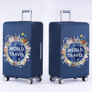 2023 meilleure vente Spandex voyage bagages couverture lavable Nylon Polyester bagages protecteur <span class=keywords><strong>valise</strong></span> couvre client préféré - Product Image 5