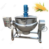 Machine à nouilles de chaudière à réservoir de mélange à double enveloppe de lait en acier inoxydable