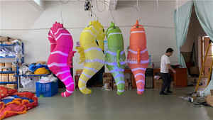 Ballon lumineux gonflable en forme d'<span class=keywords><strong>hippocampe</strong></span> pour événement océanique, modèle <span class=keywords><strong>hippocampe</strong></span> pour décoration - Product Image 5
