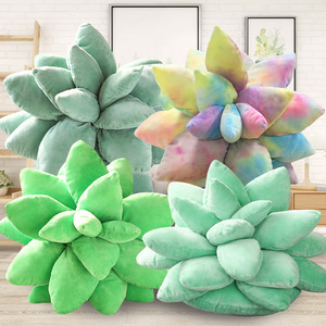 Almohada tejida de cactus suculentas 3D 100% poliéster Anti-Pilling para decoración de jardín y hogar - Product Image 4