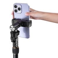 Support de téléphone professionnel FEIXIANG B18 2,1 m, trépied en alliage d'aluminium, base stable pour diffusion en direct, vidéoconférence, visionnage de la télévision