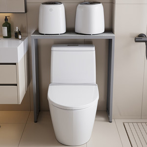 Étagère de rangement au-<span class=keywords><strong>dessus</strong></span> des toilettes, étagère au-<span class=keywords><strong>dessus</strong></span> de la machine à laver, étagère de rangement encastrée dans la salle de bain - Product Image 1