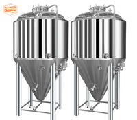 100L 200L 300L 500L 1000L 2000L 3000L 5000L Réservoir de fermenteur de fermentation conique en acier inoxydable à vendre