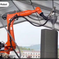 Robot d'impression 3D en béton pour la construction de maisons, de parterres de fleurs, de ponts et de paysages - Imprimante 3D de construction