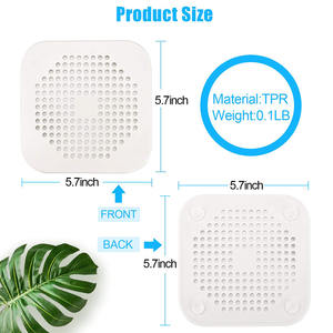 Kitchen <b>Sink</b> Basket Strainer Plastic Silica Gel Eco-Friendly Anti-blocking Bathtub <b>Stopper</b> Bathroom Floor <b>Drain</b> Shower <b>Sink</b> - Product Image 2