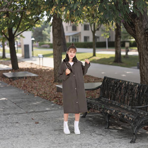 Poncho de lluvia de EVA duradero, impermeable, ecológico, para una sola persona, para acampar - Product Image 2