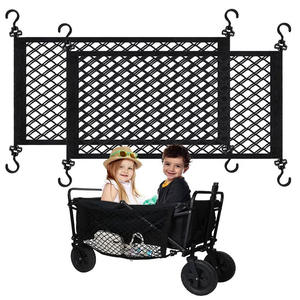 Red de almacenamiento elástica para coche, <span class=keywords><strong>bolsa</strong></span> de red para maletero, gancho fijo para almacenamiento interior, venta al por mayor - Product Image 5