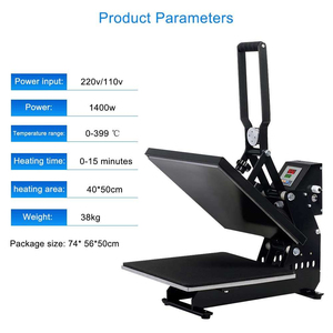 Máquina de Prensa de Calor Semiautomática para Camisetas con Impresión Digital DIY, Venta Directa de Fábrica, Personalizable - Product Image 2