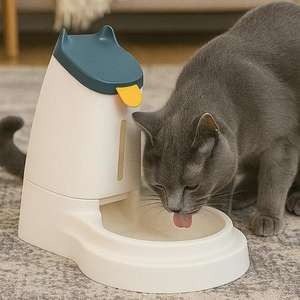 Distributore automatico di acqua e cibo PetSafe per cani e gatti, senza fili, design ecologico - Product Image 1