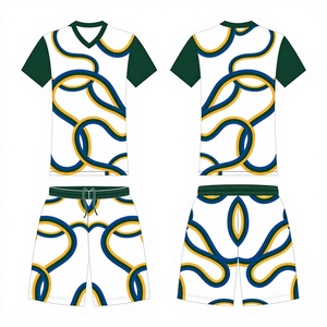 Uniforme de Fútbol para Hombre de Alta Calidad OEM, Logotipo Personalizado Impreso, Ropa Deportiva 100% Poliéster para Entrenamiento, Ropa de Fútbol para Adultos - Product Image 1