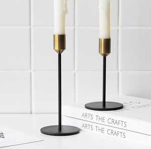 Wholesale Christmas Home Decor <strong>Brass</strong> <strong>Candlesticks</strong> and Metal Candle Holders in Bulk Gold/Rose Gold Luxury Style - Product Image 3