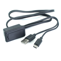 Câble de charge externe USB personnalisé avec interface de charge USB, accessoires pour sac à dos, TYPE C