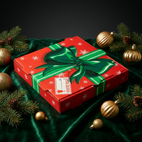 Boîtes à pizza en carton ondulé personnalisées pour Noël, cartons d'emballage de qualité alimentaire avec logo imprimé |   Fabricant de boîtes à pizza, sacs à pain personnalisés