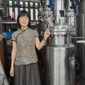 Tangki fermentasi baja tahan karat industri 100L-800L kecepatan tinggi agitasi jus uap pemanas reaktor 2000L mesin - Product Image 4