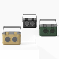 Haut-parleur populaire portable d'extérieur Boîte isotherme Musique Food Grade Safety PE Material Cooler