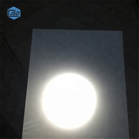 Film de diffusion de lumière en polycarbonate anti-reflet 0,8 mm 1,5 mm, plaque diffuseur PC pour panneau lumineux LED et luminaires de plafond