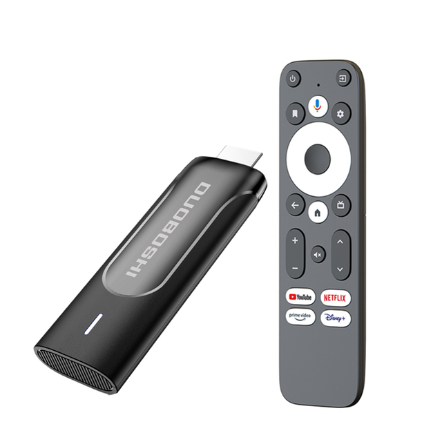 DUOBAOSHI GT1 4K HD Streaming Media Player TV Stick S905Y4 2G 8G WIFI Google Certified BT Remote Smart Android TV Fire Stick