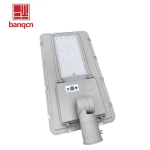 BanqcnLEDソーラー街路灯屋外ランプ100Wモーションセンサー夕暮れから夜明けまで防水IP65セキュリティフラッドライトリモコン
