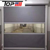 Porte rapide à enroulement flexible en PVC résistant aux chocs pour quai de chargement logistique