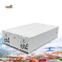 Conteneur frigorifique mobile extérieur combiné de 40 pieds pour le transport de produits frais et de médicaments